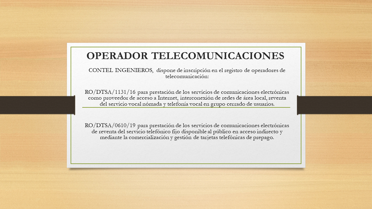 Operador de Telecomunicaciones